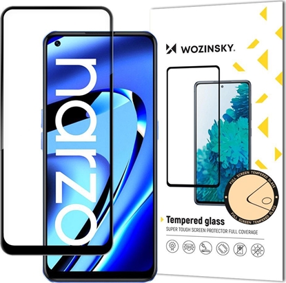 Изображение Wozinsky Wozinsky super wytrzymae szko hartowane Full Glue na cay ekran z ramk Case Friendly Realme Narzo 50A czarny