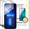 Изображение Wozinsky Wozinsky set of 2x super-strong Full Glue full screen tempered glass with Case Friendly frame iPhone 14 Max / 13 Pro Max black