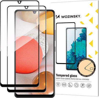 Picture of Wozinsky Wozinsky zestaw 2x super wytrzymae szko hartowane Full Glue na cay ekran z ramk Case Friendly Samsung Galaxy A42 5G czarny