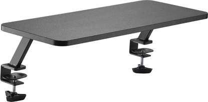 Attēls no WP Podstawa pod monitor, mocowana do blatu biurka, czarny, metal / pyta mdf, 20 kg nono, Powerton, ergo