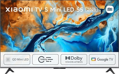 Attēls no Xiaomi | TV | S Mini LED 2025 | 55 | Smart TV | Google TV | UHD | Black | 32 GB