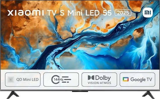 Picture of Xiaomi | TV | S Mini LED 2025 | 55 | Smart TV | Google TV | UHD | Black | 32 GB