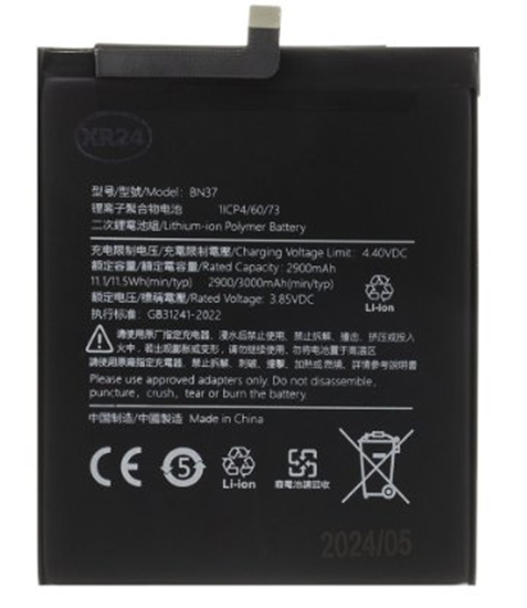 Picture of Xiaomi BN37 Original Battery For Xiaomi Redmi 6 / Redmi 6A 3000 mAh (OEM)