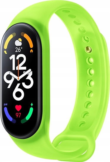 Picture of Xiaomi Xiaomi | Wrist strap | Designed For Xiaomi Smart Band 7 Xiaomi Mi Band 7, Smart Band 7 | Neon green