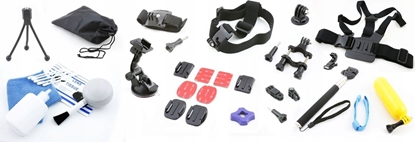 Picture of Xrec Zestaw Akcesoria Do Gopro Hero 5 4 3+ 3 + / Sjcam Sj7000 / Sj6000 / Sj5000 / Sj4000