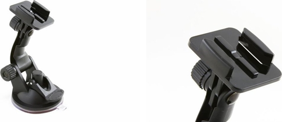 Изображение Xrec Zestaw Montaowy 27w1 Uchwyt Do Gopro Hero 1/2/3/3+/4 + Przyssawka