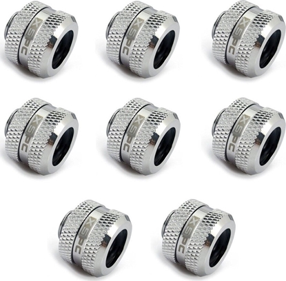 Attēls no XSPC XSPC Anschluss G1/4" auf 14mm Hardtube, chrome - 8 Stück
