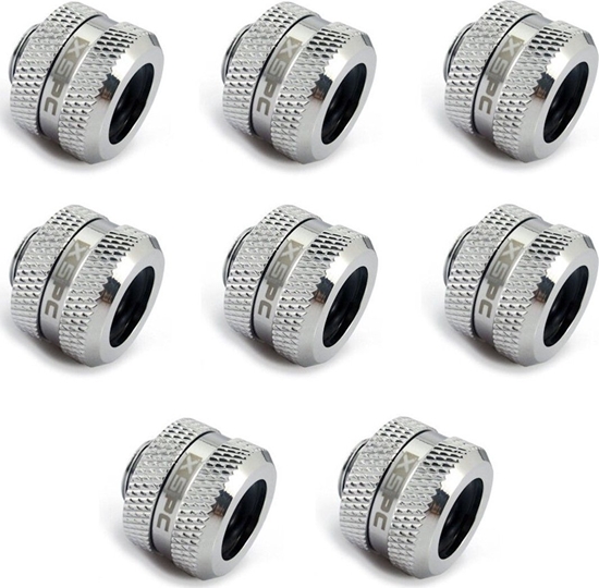 Picture of XSPC XSPC Anschluss G1/4" auf 14mm Hardtube, chrome - 8 Stück