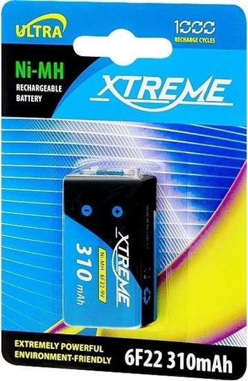 Picture of Xtreme Akumulator 6F22 310mAh 1 szt.