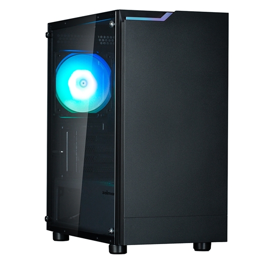 Picture of Zalman T4 Plus Black  Mini Tower Case, 120mm ARGB Fan x1