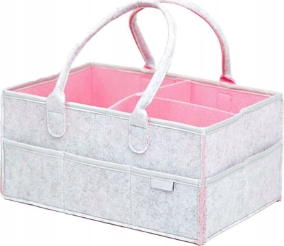 Attēls no Zapf Organizer for diapers and baby accessories SIPO OF002, pink/grey