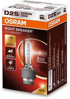 Attēls no arówka (Karton 1szt.) D2S 85V 35W P32D-2 XENARC NIGHT BREAKER 220, biaa 4500K