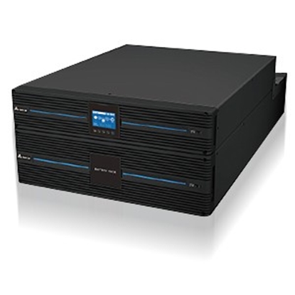 Attēls no Zasilacz awaryjny UPS UPS103R2RT0B035 Amplon RT-10K Standard; moduł bateryjny 20x9Ah oraz bypass z dystrybucją C13x6; C19x5