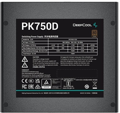 Picture of Zasilacz Deepcool PK750D 750W (R-PK750D-FA0B-JGEU)
