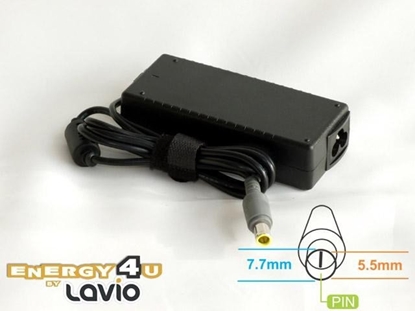 Picture of Zasilacz do laptopa Energy4U Energy4U PA13 20V / 3.25A (7.7x5.5mm + PIN) 65W, zasilacz do notebooka / laptopa IBM, Lenovo