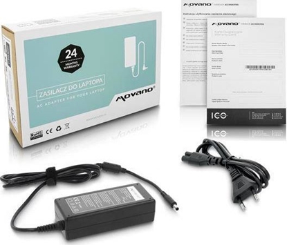 Attēls no Zasilacz do laptopa Movano 65 W, 3 mm, 3.3 A, 19 V (ZZ/DEL195334C)