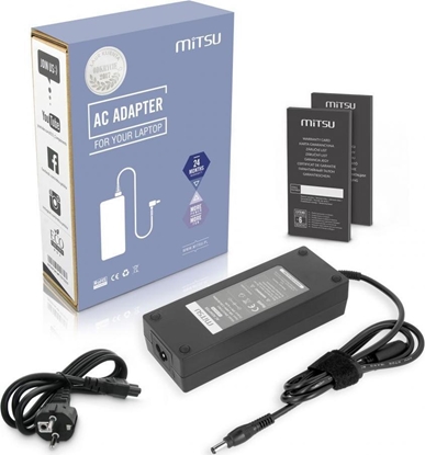Изображение Zasilacz do laptopa Mitsu 120 W, 2.5 mm, 6.3 A, 19 V (ZM/LIT1963)