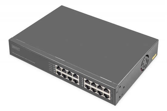 Picture of Digitus 8-Port Gigabit Ethernet PoE Injector, 802.3bt, 250 W