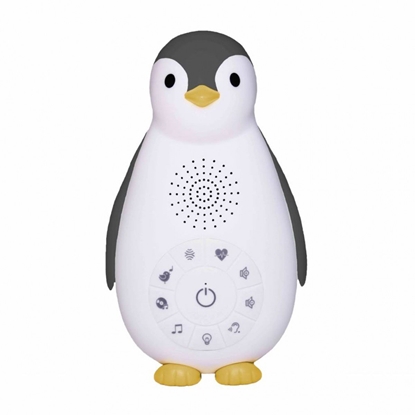 Изображение Zazu Zoe speaker night light, penguin, grey
