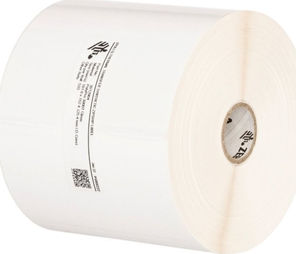 Picture of Zebra Zebra LABEL, POLYETHYLENE, 148X210MM; THERMAL TRANSFER, POLYE 3100T GLOSS, PERMANENT ADHESIVE, 76MM CORE