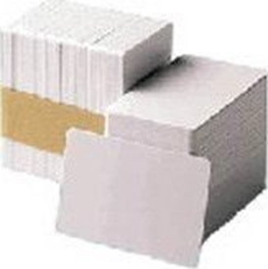 Picture of Zebra Zebra Premier PVC Card, 30 mil Low Coercivity Mag. Stripe (5 packs x 100)