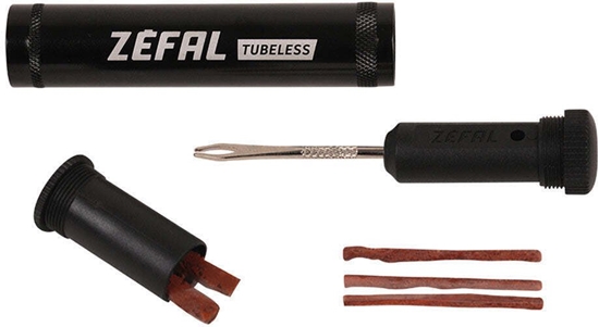 Picture of ZEFAL TUBELESS REPAIR KIT - Juodas TUBE W CLIP dvir. ranki rinkinys