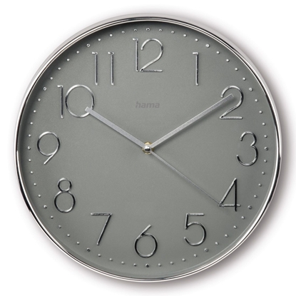 Picture of Zegar ścienny 30cm Corsica Srebrno-szary 