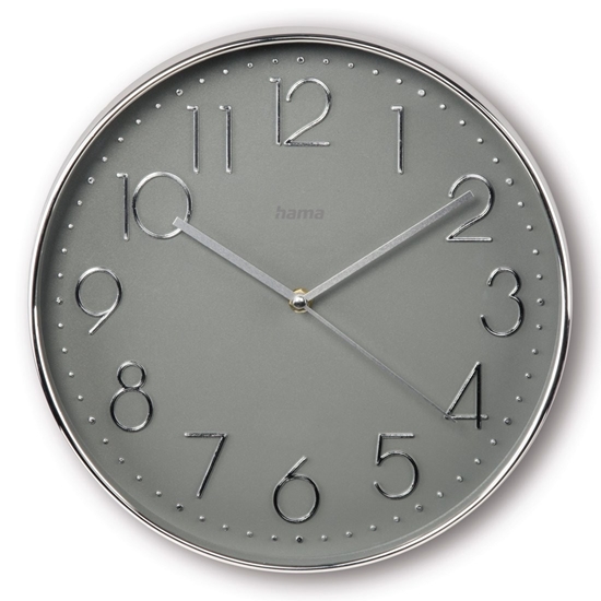 Picture of Zegar ścienny 30cm Corsica Srebrno-szary 