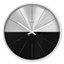 Picture of Zegar ścienny Sicily 30 cm Srebrno-czarny