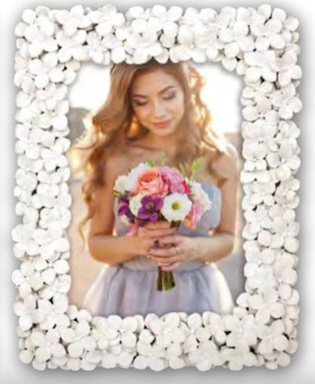 Picture of ZEP Blumen                 15x20 Resin Portrait white EE9468