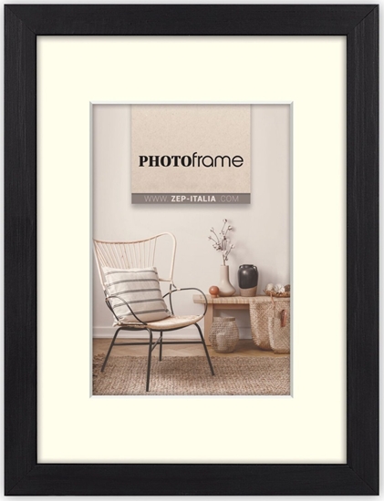Picture of ZEP Malmo black       9x13/13x18 Holz mit Passepartout     V4557B