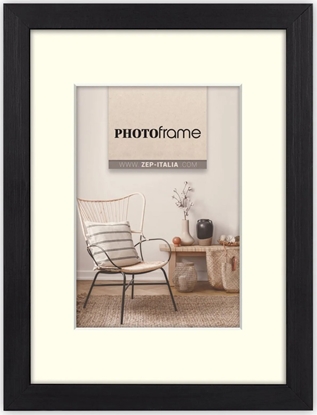 Picture of ZEP Malmo black      15x20/20x30 Holz mit Passepartout     V4523B