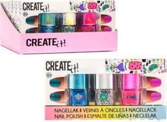 Picture of ZESTAW 3 LAKIERÓW DO PAZNOKCI CREATE IT! standard