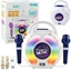 Изображение Zestaw Karaoke Dwa Mikrofony Gonik Bluetooth MP3 Nagrywanie LED LEAN Toys