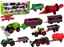 Picture of Zestaw Pojazdów Rolniczych Traktor 12 Sztuk Metal LEAN Toys