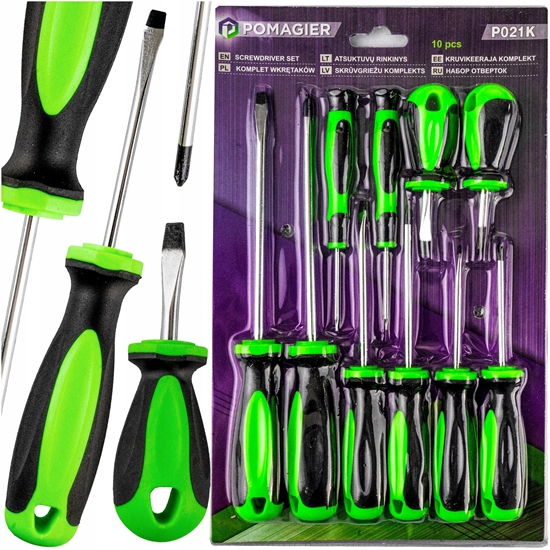 Picture of Zestaw rubokrtów 10el. (SL i PH: 150x5.6, 100x4.5, 75x3.8, 40x5.6mm ; T5x150mm ; T4x150mm)