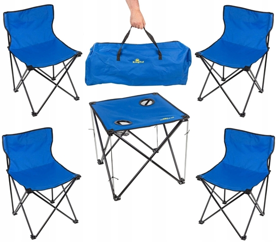 Picture of Zestaw turystyczny - skadany stolik i krzesa (5el.)