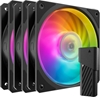 Picture of Zestaw wentylatorów Mobius 120P ARGB 3-pak czarny