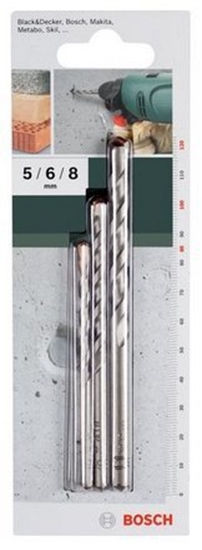 Picture of ZESTAW WIERTE DO MURU (5-10mm) 5PC