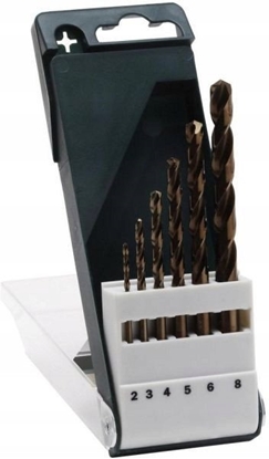 Изображение ZESTAW WIERTE HSS-CO 6PC DIN338 2-8mm