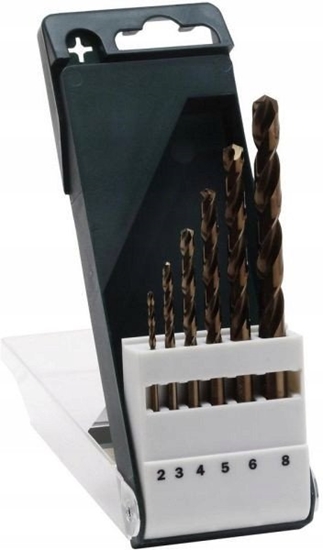 Picture of ZESTAW WIERTE HSS-CO 6PC DIN338 2-8mm