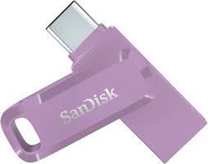 Picture of Zibatmiņa SanDisk Ultra Dual Drive Go USB-A / USB Type-C 128GB Lavender