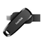 Attēls no Zibatmiņa SanDisk Ultra Slider USB Type-C + USB-A 256GB Black