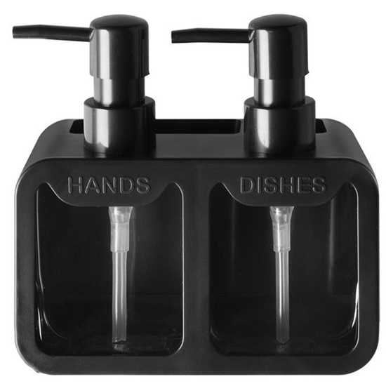 Изображение Ziepju trauks Nord Clean virtuvei melns 2-viet.