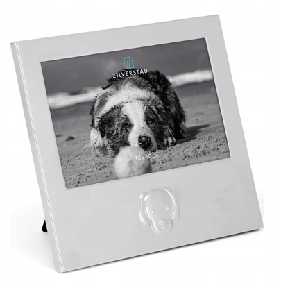 Picture of Zilverstad Hund            15x10 Metall Portrait          6916231