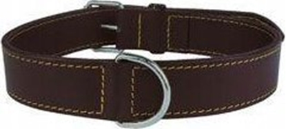 Attēls no Zolux LEATHER LINED COLLAR 70MM BRN