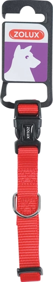 Picture of Zolux ZOLUX Obroa dla psa nylonowa tama 30/40cm 15mm kol. czerwony
