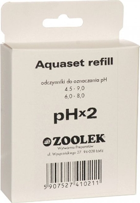 Изображение ZOOLEK ZOOLEK AQUASET REFILL PH x2 - UZUPENIENIE TESTU
