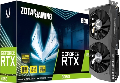 Изображение Zotac RTX 3050 ECO                       8GB GDDR6 HDMI 3xDP