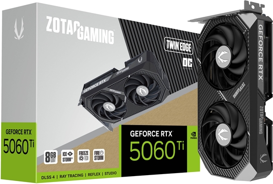 Picture of Zotac RTX 5060 TI Twin Edge OC           8GB GDDR7 HDMI 3xDP